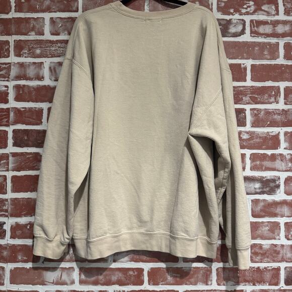 Mayfair Group Beige Crewneck Sweatshirt  Fear of Being Average One Size - Picture 7 of 8